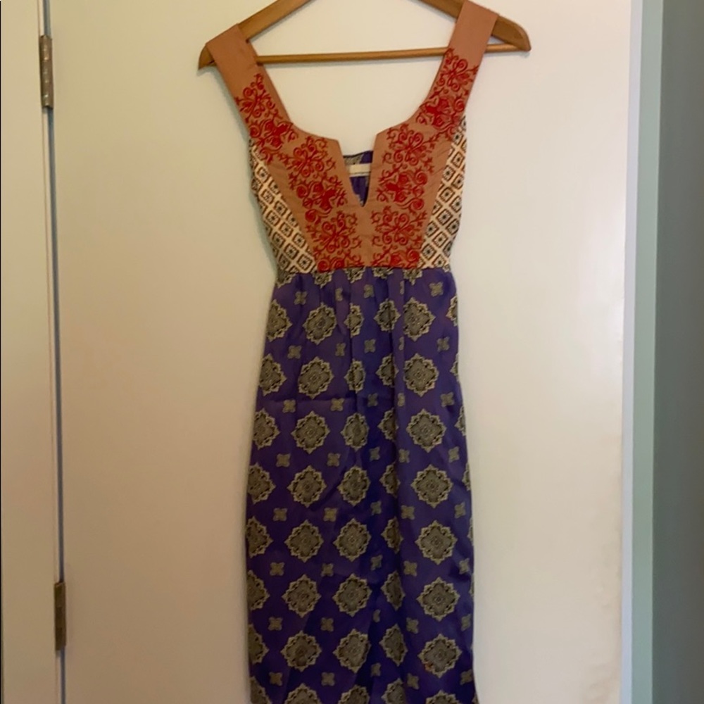 Odd Molly silk colorful short dress.